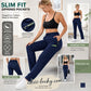 ⏰Autumn Limited-time Special Price:£13.99!!!🔥Women’s Straight-Leg Cargo Trousers – Elastic Waist, 6-Pocket Casual Pants for Work, Travel & Everyday Wear 👖✨