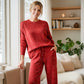 ✨🎅Early Christmas Shopping Sale: 50% Off 🎄⏰Women's Glitter Pullover Sweater & Pants 2-Piece Set
