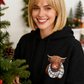 🎄🎅2026 CHRISTMAS SALE 70% OFF!!🎁Cute Highland Cow Cozy Fleece-Lined Hooded Sweatshirt🦬