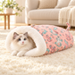 📢📢50% OFF !! ⏰ 🔥 Cozy Pet Nest for Cats and Dogs - Plush & Machine Washable, Perfect for Your Pet's Comfort and Warmth ✨