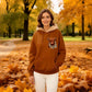 🎄🎅2026 CHRISTMAS SALE 70% OFF!!🎁Cute Highland Cow Cozy Fleece-Lined Hooded Sweatshirt🦬