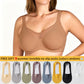 🏆 Last Day Special Price £7.99 ! 💐Women's Elegant Sheer Full Coverage Plus Size Bra