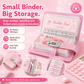 🎄Christmas Pre Sale￡7.99!!☃️✨Sparkle Lock Cash Savings Binder with 3-Digit Combination Lock – 100-Page Cash Stuffing Budget Organizer for Savings Challenges, Money Goals & Gifts 💖