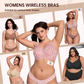 🏆LAST DAY SALE 50% OFF 🔥Women Jelly Bras Wirefree Full Coverage No Underwire Everyday Bras Comfortable Wireless Padded Tshirt Bra👍
