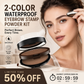 💄🔥60% OFF NOW ! 🖌️2-Color Waterproof Eyebrow Stamp Powder Kit, Smudge-Proof Quick Natural Full Brow Makeup with Dual-End Brush