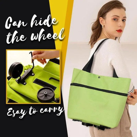 🔥LAST DAY SALE ONLY ￡8.99!!🔥2-in-1 Foldable Shopping Cart🛒