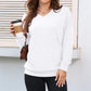 💖2026 Autumn’s Sale 70% OFF✨🍂Women's Hoodless V-neck Sweatshirt With Kangaroo Pocket Longsleeve Oversized Casual Style Shirt