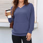 💖2026 Autumn’s Sale 70% OFF✨🍂Women's Hoodless V-neck Sweatshirt With Kangaroo Pocket Longsleeve Oversized Casual Style Shirt