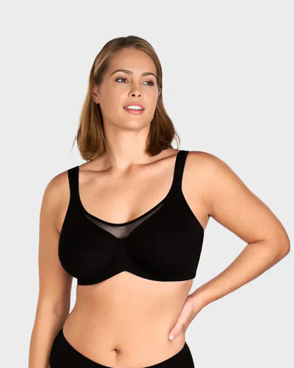 🏆 Last Day Special Price £7.99  💐Women's Elegant Sheer Full Coverage Plus Size Bra