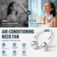 💨2026 Summer Hot Sale 70% OFF💞🍃 USB Portable Bladeless Neck Fan –😎Ultra‑quiet, 360° rotating, 3 speeds🌬️