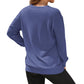 💖2026 Autumn’s Sale 70% OFF✨🍂Women's Hoodless V-neck Sweatshirt With Kangaroo Pocket Longsleeve Oversized Casual Style Shirt
