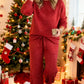 ✨🎅Early Christmas Shopping Sale: 50% Off 🎄⏰Women's Glitter Pullover Sweater & Pants 2-Piece Set
