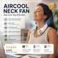 💨2026 Summer Hot Sale 70% OFF💞🍃 USB Portable Bladeless Neck Fan –😎Ultra‑quiet, 360° rotating, 3 speeds🌬️