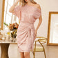 💃Hot Sales - 60% OFF🎉Sparkly One-Shoulder Ruched Dress