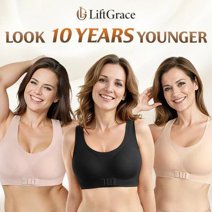 ⏳LAST DAY SALE 50% OFF🌸Front Closure Cross-Back Wireless Posture Bra