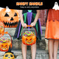 👻⏳LAST DAY SALE ONLY￡8.99!🔥🎃Halloween Transparent Pumpkin Favor Bags✨Perfect for Party, Trick-or-Treat, Classroom Gifts