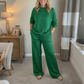 ✨🎅Early Christmas Shopping Sale: 50% Off 🎄⏰Women's Glitter Pullover Sweater & Pants 2-Piece Set
