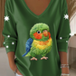 Women's Rainbow Lorikeet Art Printed Tops