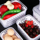 🌿50% OFF NOW!🍓✨ 3-PC Fruit Container Set – Removable Colander, Leak-Proof & Stackable