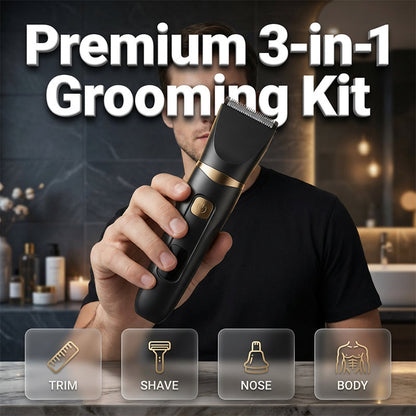 💐✨50% OFF !🔥 3-in-1 Electric Grooming Kit – 3 interchangeable heads for full body 🪒✨【Limited Offer】