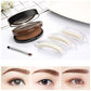 💄🔥60% OFF NOW ! 🖌️2-Color Waterproof Eyebrow Stamp Powder Kit, Smudge-Proof Quick Natural Full Brow Makeup with Dual-End Brush