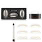 💄🔥60% OFF NOW ! 🖌️2-Color Waterproof Eyebrow Stamp Powder Kit, Smudge-Proof Quick Natural Full Brow Makeup with Dual-End Brush