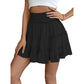 ⏰Limited Hot Sales - Just ￡13.99🔥55K+ SOLD!✨Women’s Elastic High Waist Tiered Ruffle Skort