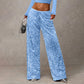 💖LAST DAY SALE 50% OFF🥰👖Women's Sequin Sparkle Wide Leg Pants with Elastic Waistband
