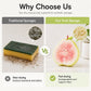 🔥 HOT SALE 50%OFF🍓Cute Fruit Shaped Dishwashing Sponge Scrubber✨