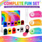 ⏳LAST DAY SALE ONLY ￡6.99!!🔥Temporary Hair Chalk – 12 Wash-Out Colours 🌈 | No Bleach, No Stain | UK-Family Approved ✅