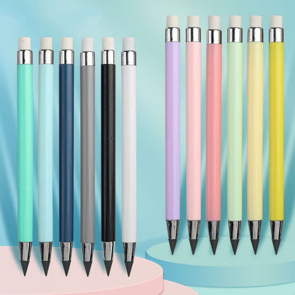 🔥 HOT SALE 40%OFF✏️ Everlasting Pencil with Eraser – No Sharpening Needed, Break-Resistant Writing Pencil for School, Drawing & Daily Use