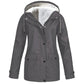 🔥This Week's Special Price: £26.99!!🧥💦Women's Plush-Lined Windproof Hooded Jacket-Unleash Style and Durability in Any Storm!