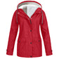 🔥This Week's Special Price: £26.99!!🧥💦Women's Plush-Lined Windproof Hooded Jacket-Unleash Style and Durability in Any Storm!