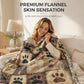 🐶LIMITED‑TIME 50% OFF! 🐾Cute Paw Print Soft Flannel Blanket – Snuggly, Warm, Lovely Home Decor 🛌