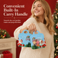 💖LAST DAY SALE 50% OFF!!🎁Easy Fill, Easy Seal🎄 Festive Self-Seal Treat Bags – Santa & Snowman Print | Resealable, Food-Safe & Perfect for Cookies, Chocolates & Little Gifts 🎅⛄