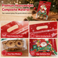 📢LIMITED TIME SALE:￡8.99!! ⏰🎅50 Pack Christmas Candy Bags Cartoon Stand Up Zipper Pouches for Snowflake Crisp Cookie and Baking Food Packaging