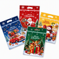 📢LIMITED TIME SALE:￡8.99!! ⏰🎅50 Pack Christmas Candy Bags Cartoon Stand Up Zipper Pouches for Snowflake Crisp Cookie and Baking Food Packaging
