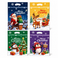 📢LIMITED TIME SALE:￡8.99!! ⏰🎅50 Pack Christmas Candy Bags Cartoon Stand Up Zipper Pouches for Snowflake Crisp Cookie and Baking Food Packaging