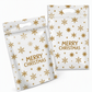 📢LIMITED TIME SALE:￡8.99!! ⏰🎅50 Pack Christmas Candy Bags Cartoon Stand Up Zipper Pouches for Snowflake Crisp Cookie and Baking Food Packaging