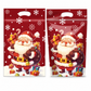 📢LIMITED TIME SALE:￡8.99!! ⏰🎅50 Pack Christmas Candy Bags Cartoon Stand Up Zipper Pouches for Snowflake Crisp Cookie and Baking Food Packaging