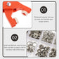 ⏳Time-Limited Special 55%OFF!!!⏰🧷 Sew-Free Snap Fastener Plier Kit — No Needle, No Thread