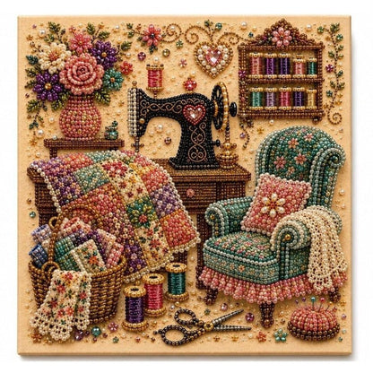 ⏳LAST DAY SALE ONLY ￡7.99!!🔥Whispering Room Diamond Art Kit 🖼️✨Mindful Craft for Calm Evenings🌿
