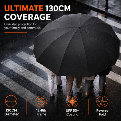 🔥LAST DAY SALE 50% ☂️🌧️Extra Large Windproof Folding Umbrella✨