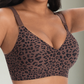 🔥🐆Christmas Hot Sale 50% OFF👙Women's Leopard Print Wireless Push-Up Bra, Comfortable Shape-Enhancing Everyday Support Bra